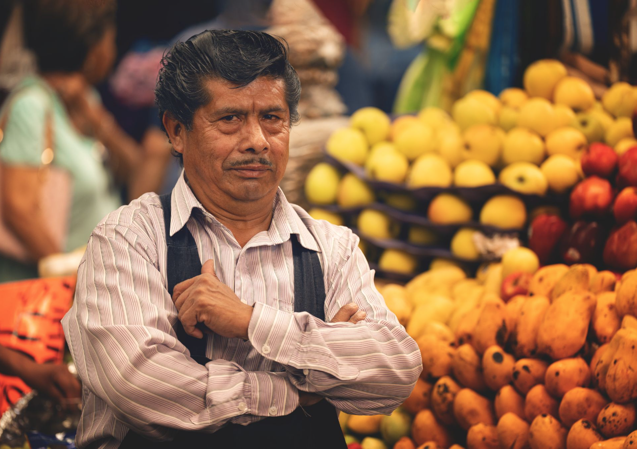 A small business owner